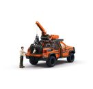 Abenteuerfahrzeug im Dschungel