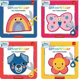 Ich kann mit der Schere schneiden - Schmetterlinge/Tiere/Blümchen/Regenbogen, sortiert