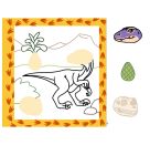 Mein erstes Dinosaurier-Bastelbuch - Schneiden, kleben, malen