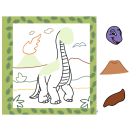 Mein erstes Dinosaurier-Bastelbuch - Schneiden, kleben, malen
