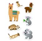 Meine ersten Stickerbilder - Einhörner/Dinosaurier/Tiere/Fahrzeuge, sortiert