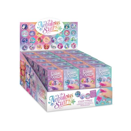 Neb. Aufklebeerstempel