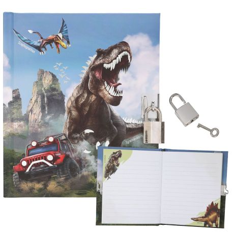 Dino World Tagebuch m. Schloß