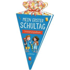 Mein erster Schultag – Erinnerungsalbum in Schultüten-Form