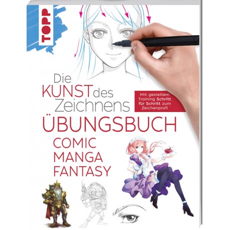 Kunst des Zeichnens Comic Übungsbuch