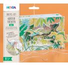 Karton Theater Dinosaurier