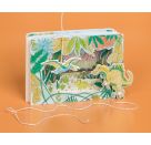 Karton Theater Dinosaurier