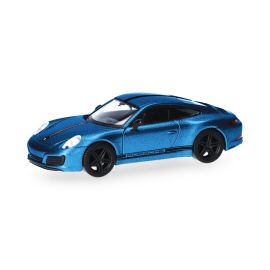 herpa - Porsche 911 (991) Carrera 4 S, saphierblau