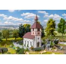 FALLER H0 Dorfkirche mit Kirchhof