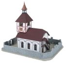 FALLER H0 Dorfkirche mit Kirchhof
