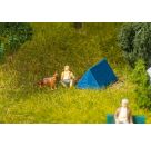 FALLER H0 4 Zelte, blau