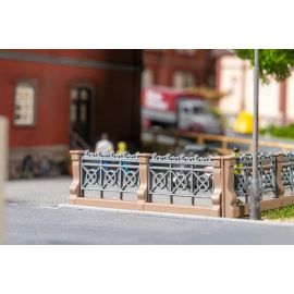 FALLER H0 Villenzaun, grau