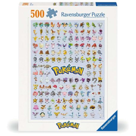 Erwachsenenpuzzle 500 Teile - Pokémon
