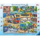 Ravensburger 05142 Puzzle Auf der Baustelle ist was los! 24 Teile