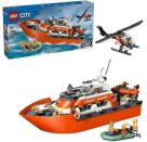 LEGO® City 60504 Rettungsboot der Küstenwache mit Hubschrauber