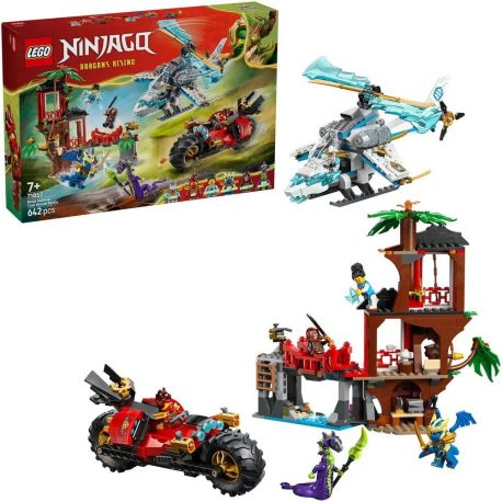 LEGO® NINJAGO 71857 Showdown am Baumhaus mit dem Ninja-Bike