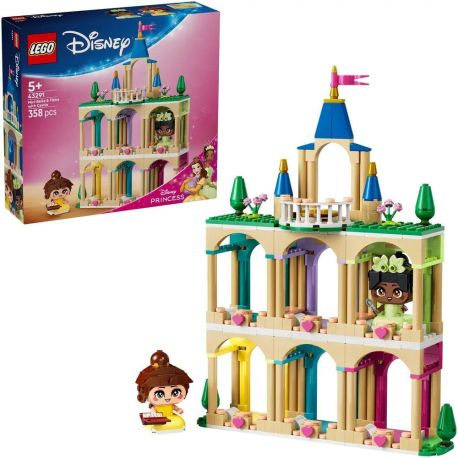 LEGO® Disney Princess 43291 Die Mini-Prinzessinnen Belle und Tiana mit ihrem Schloss