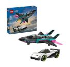 LEGO® City 60489 Düsenflieger vs. Rennauto