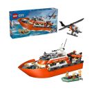 LEGO® City 60504 Rettungsboot der Küstenwache mit Hubschrauber