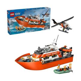 LEGO® City 60504 Rettungsboot der Küstenwache mit Hubschrauber
