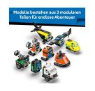 LEGO® City 60505 Kombinationsset mit Flugzeug, Wartungsfahrzeug und Luftkissenboot