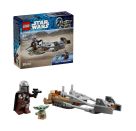 LEGO® Star Wars™ 75436 Der Mandalorianer und Grogu auf ihrem Speeder Bike™