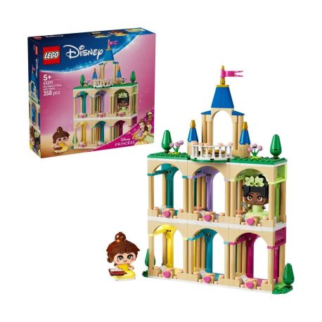 LEGO® Disney Princess 43291 Die Mini-Prinzessinnen Belle und Tiana mit ihrem Schloss