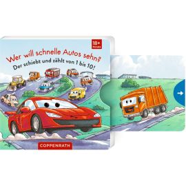 Wer will schnelle Autos sehn? - Der schiebt und zählt von 1 bis 10!