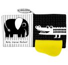 Babys kuschelweiches Kontrastbuch (Stoffbuch): Löwe - Mit Spiegel und Stoffklappen