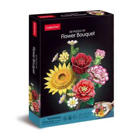 3D Puzz Blumen-Mix 285T