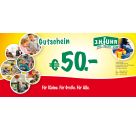 50€ Geschenkgutschein für unser Geschäft Fuhr Gießen
