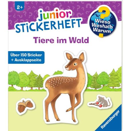 WWWjunStickern: Tiere im Wald