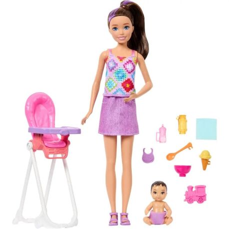 Barbie Skipper Babysitters Inc. Hochstuhl Spielset