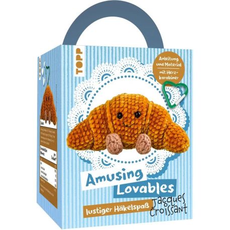 Amusing Lovables Häkelset Jacques Croissant
