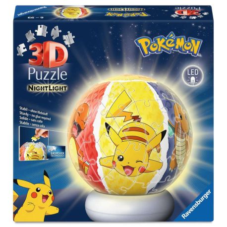 Puzzle-Ball Nachtlicht Pokemo