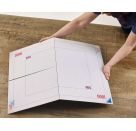 Ravensburger - Zubehör für Kinder- und Erwachsenenpuzzles 17971 - Faltbare Puzzleschale aus Pappe - Befestigungsklamme