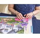 Ravensburger - Zubehör für Kinder- und Erwachsenenpuzzles 17971 - Faltbare Puzzleschale aus Pappe - Befestigungsklamme