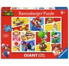Ravensburger Kinderpuzzle 05640 - Marios Freunde und Feinde – großes Bodenpuzzle mit 125 Puzzleteilen, für Puzzle-Freu