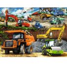 Fahrzeuge auf der Baustelle