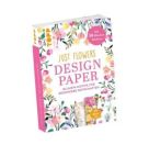 Design Paper Just Flowers A6 mit Blumen-Stickern