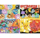 Ravensburger Kinderpuzzle 05651 - Pokémon-Kumpels – 4x 100 Teile Puzzle in einer Box, für Puzzle-Freunde und Pokémon-F