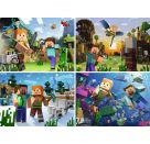 Ravensburger Kinderpuzzle 05716 - Biome erforschen – 4x 100 Teile Puzzle in einer Box, für Puzzle-Freunde und Minecraf
