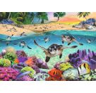 Ravensburger Puzzle 17456 - Meeresschildkröten - 500 Teile Large Pieces, Puzzlespaß mit größeren Puzzleteilen für die