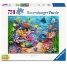 Ravensburger Puzzle 17458 - Tropisches Riffleben - 750 Teile Large Pieces, Puzzlespaß mit größeren Puzzleteilen für di