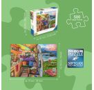 Ravensburger Puzzle 17473 - Beim Camping - 500 Teile Large Pieces, Puzzlespaß mit größeren Puzzleteilen für die ganze