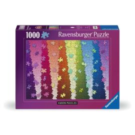 Kunterbunte Puzzleteile