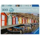 Bunte Häuser in Schweden