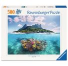 Insel und Korallenwelt