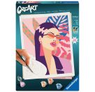 Ravensburger CreArt 12023099 - Neon Diva - Malen nach Zahlen ab 12 Jahren
