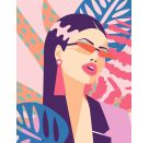 Ravensburger CreArt 12023099 - Neon Diva - Malen nach Zahlen ab 12 Jahren